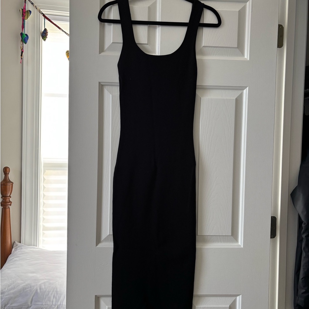 HYFVE Classic Black Midi Dress